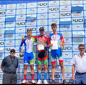 Тимофей Шерстнев стал победителем Первенства России в многодневной велогонке