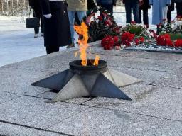 Коллектив Академии  почтил память героев-освободителей у Вечного огня